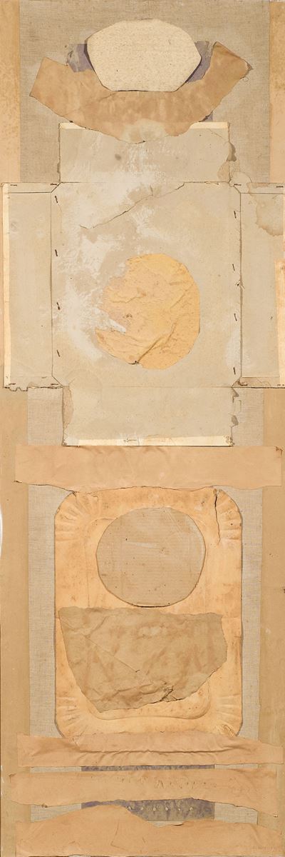 Francesconi, Senza titolo - Collage e tecnica mista su tela