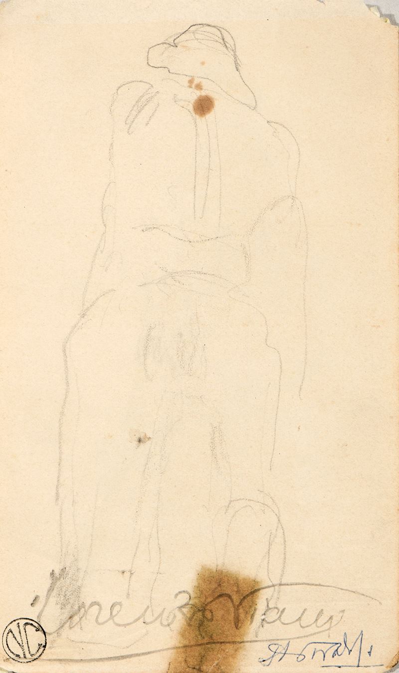 Lorenzo Viani - Figura - Matita su carta
