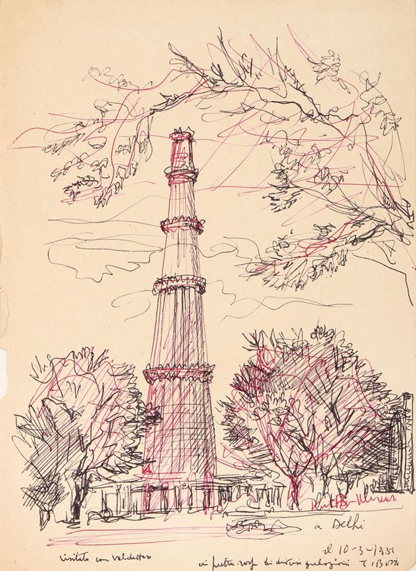 Tomaso Buzzi - Quṭab Minār, Delhi