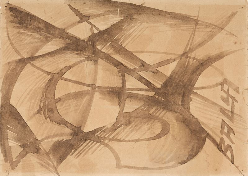 Giacomo Balla - Linea di Velocità + Paesaggio