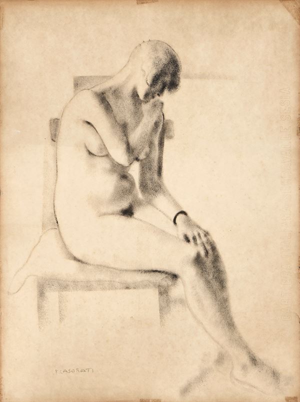 Felice Casorati - Modella