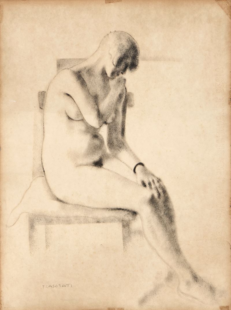 Felice Casorati - Modella