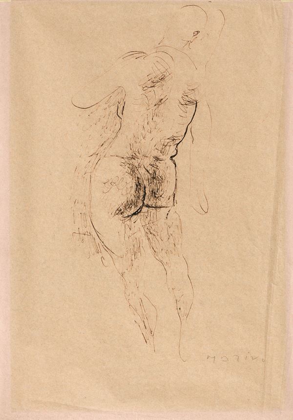 Marino Marini - Nudo di schiena