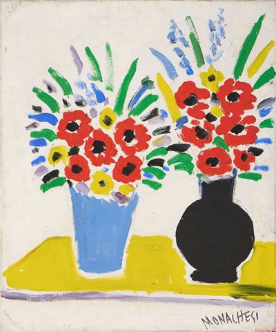 Fiori - Tempera su tela