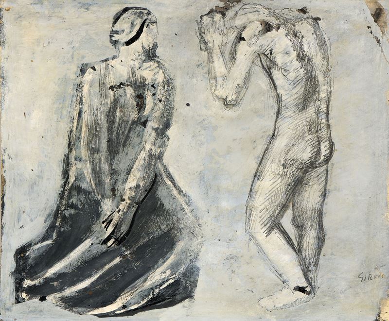 Mario Sironi - Due Figure