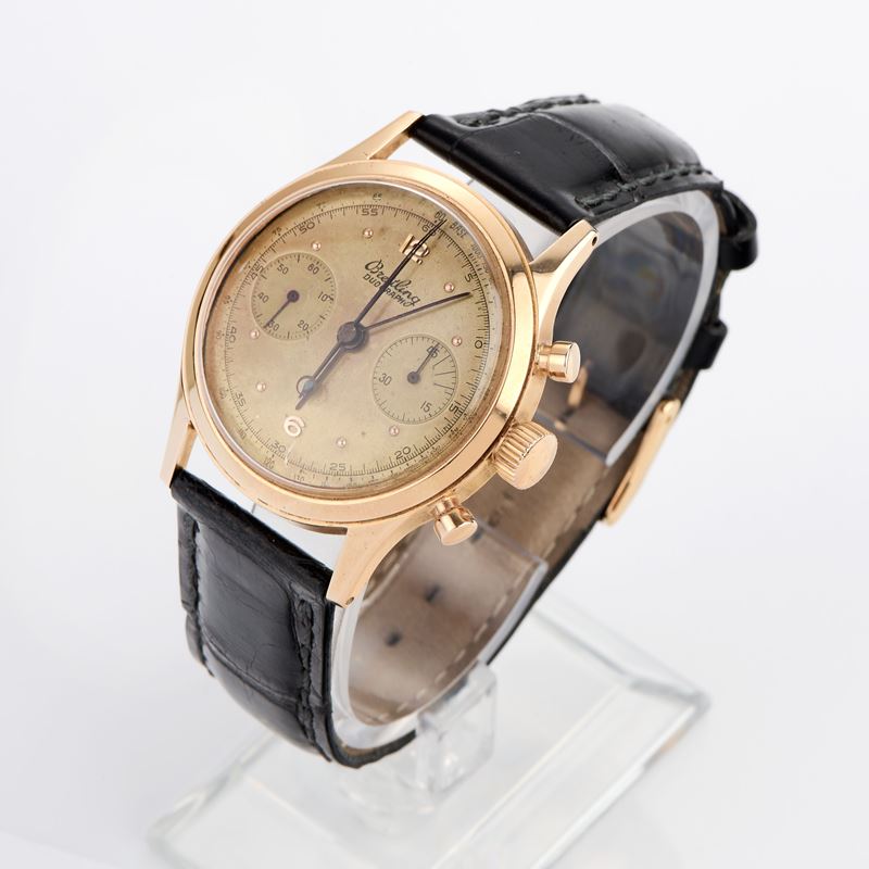 Breitling Venus Cronografo Duograph "Rattrappante", anni Cinquanta