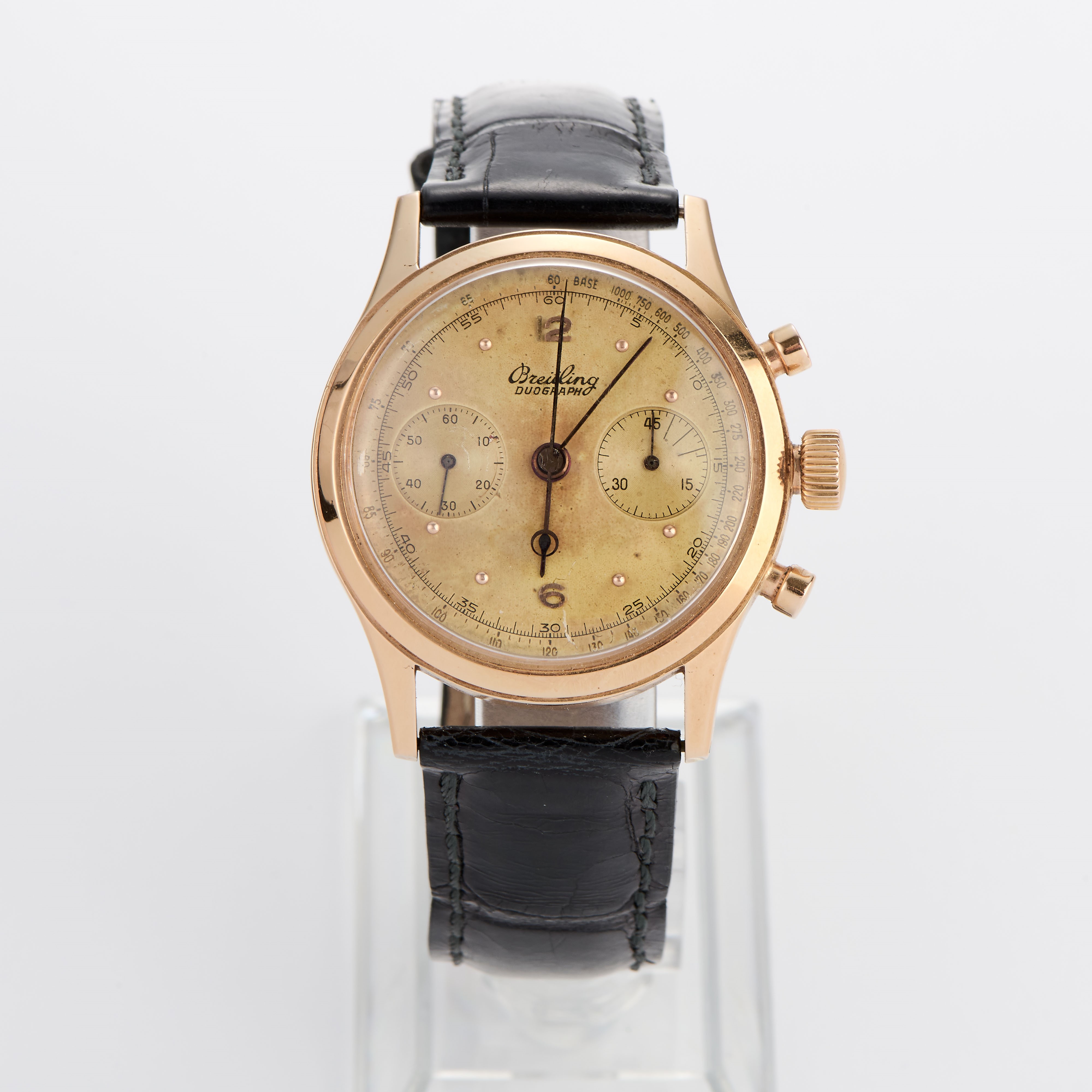 Breitling Venus Cronografo Duograph "Rattrappante", anni Cinquanta