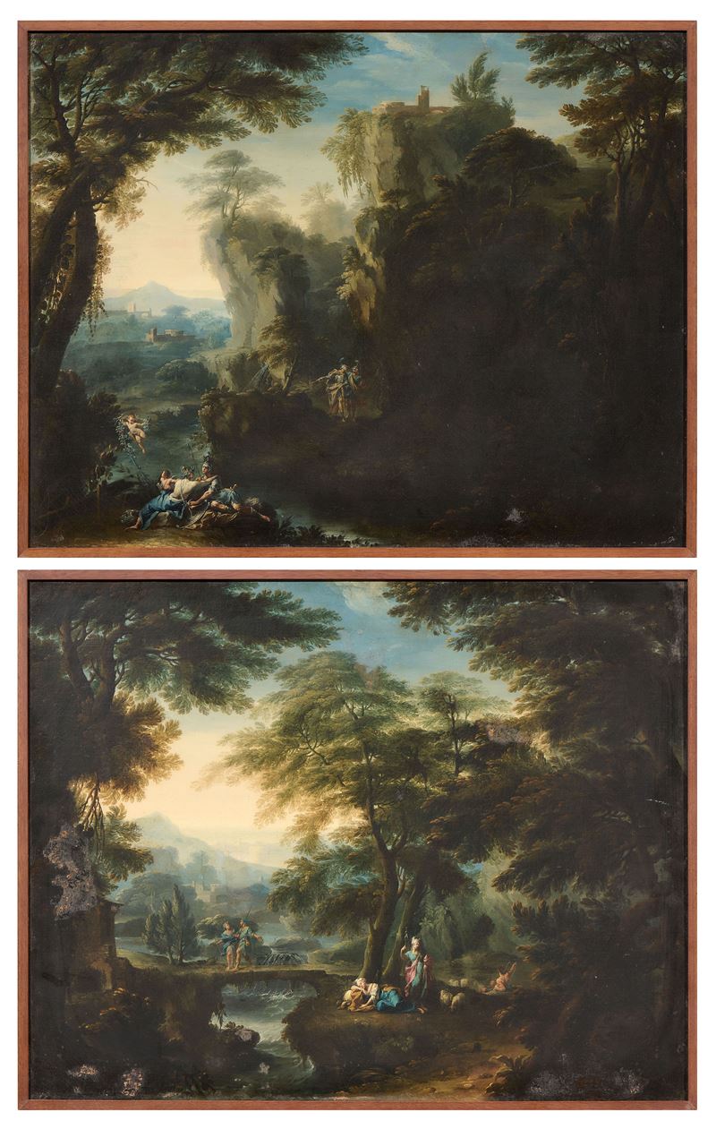 «Carlo e Ubaldo nel giardino di Armida» e «Erminia tra i pastori»