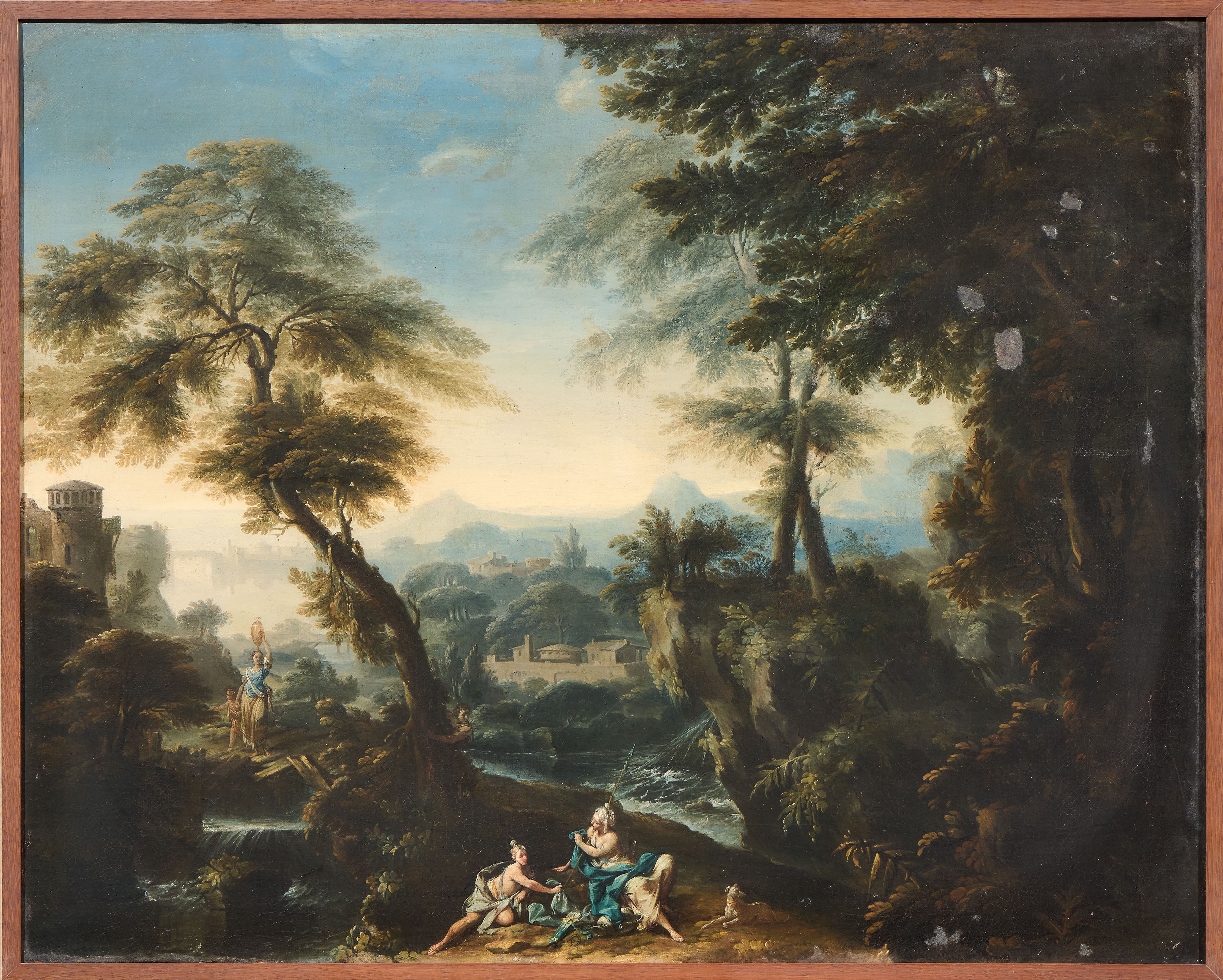 «Diana sorpresa da Atteone» e «L'infanzia di Giove»