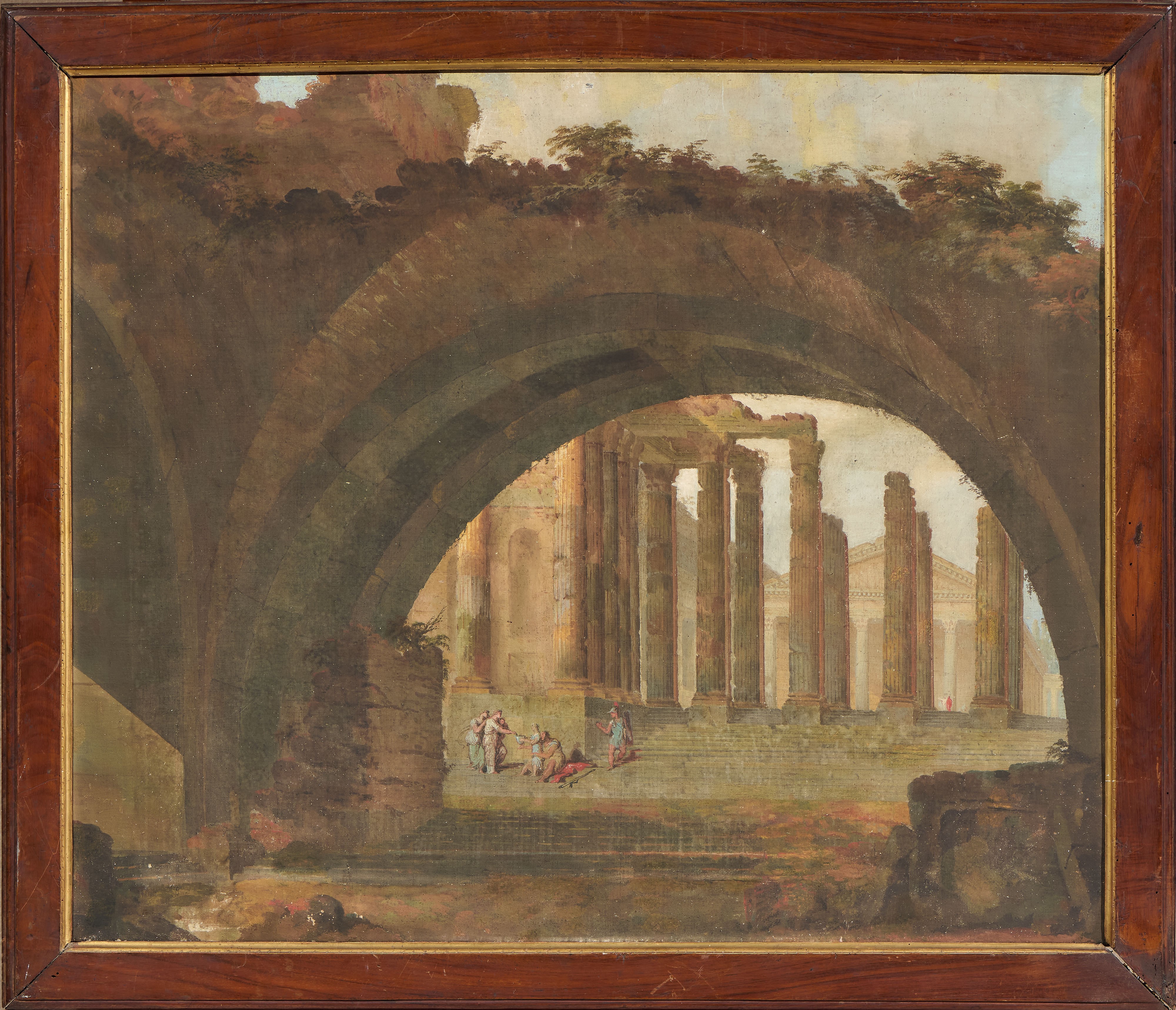 «Rovine e templi» e «Interno di un tempio»