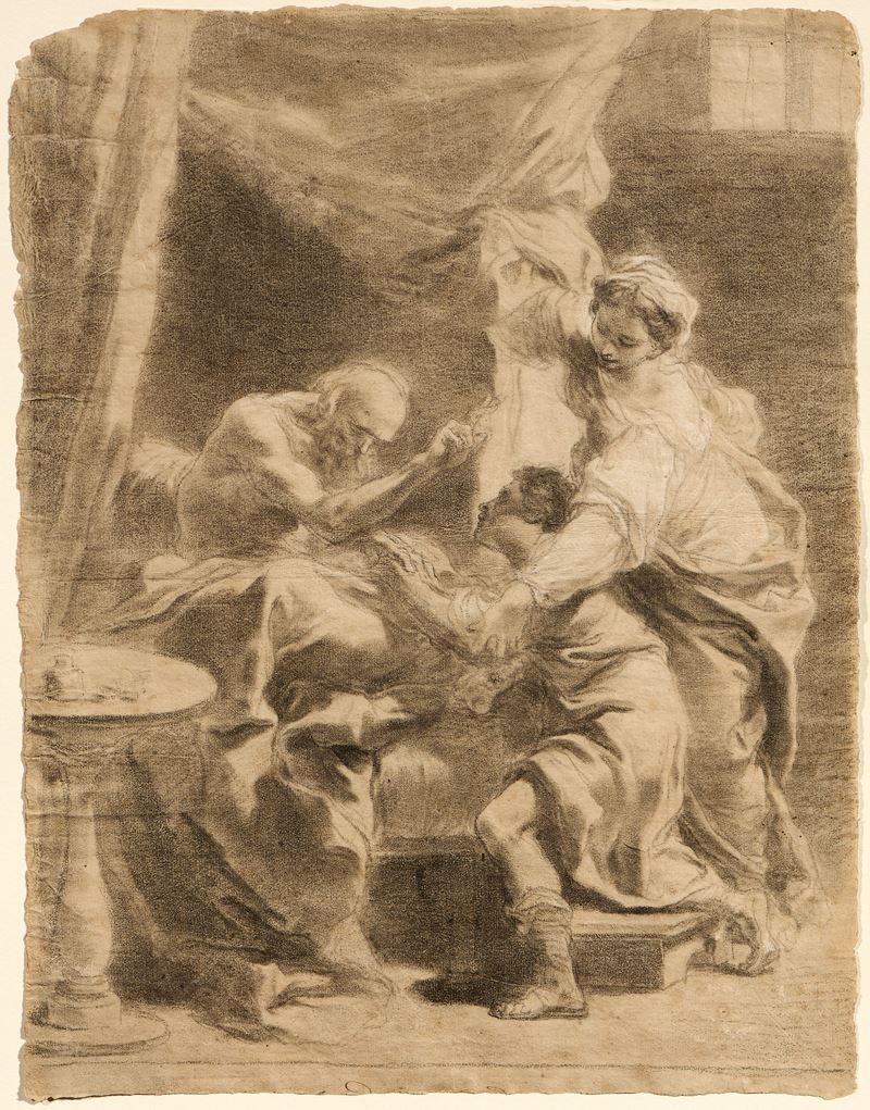 Isacco benedice Giacobbe