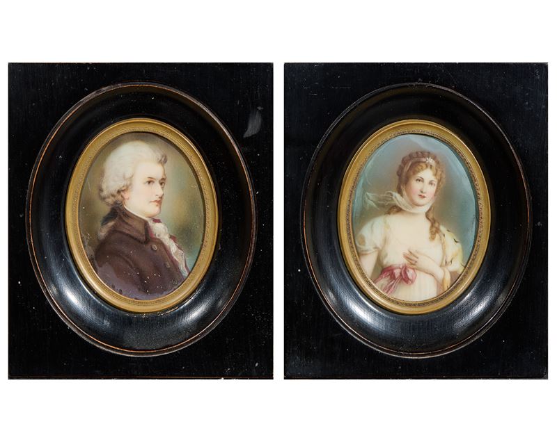 «Ritratto di gentiluomo» e «Ritratto di gentildonna»