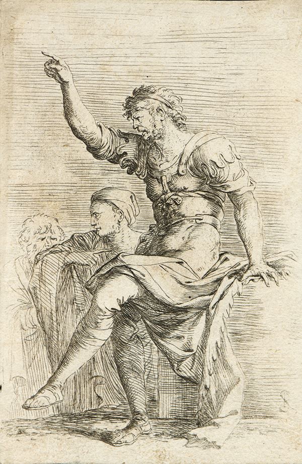 Salvator Rosa - Figura marziale