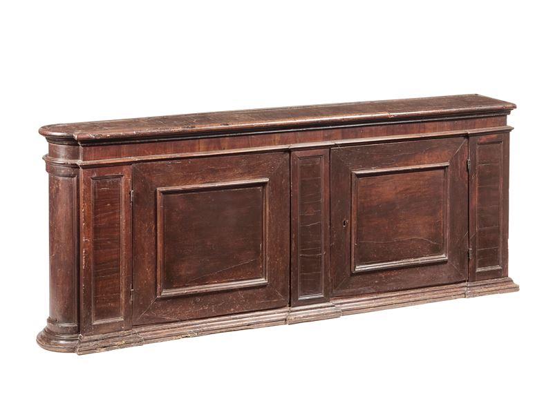 Mobile da centro in legno di noce