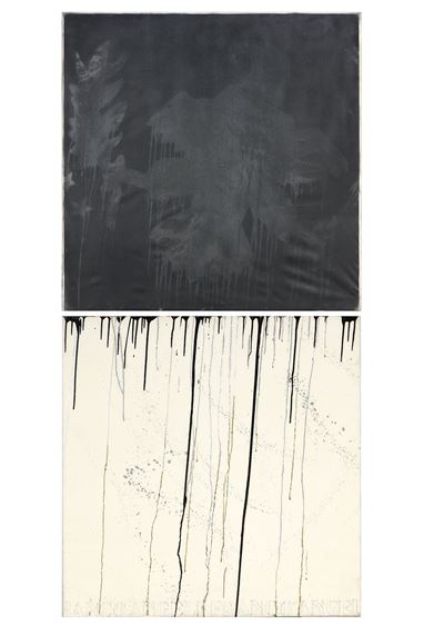 Of America, Tecnica mista su tela con velatino, 1971