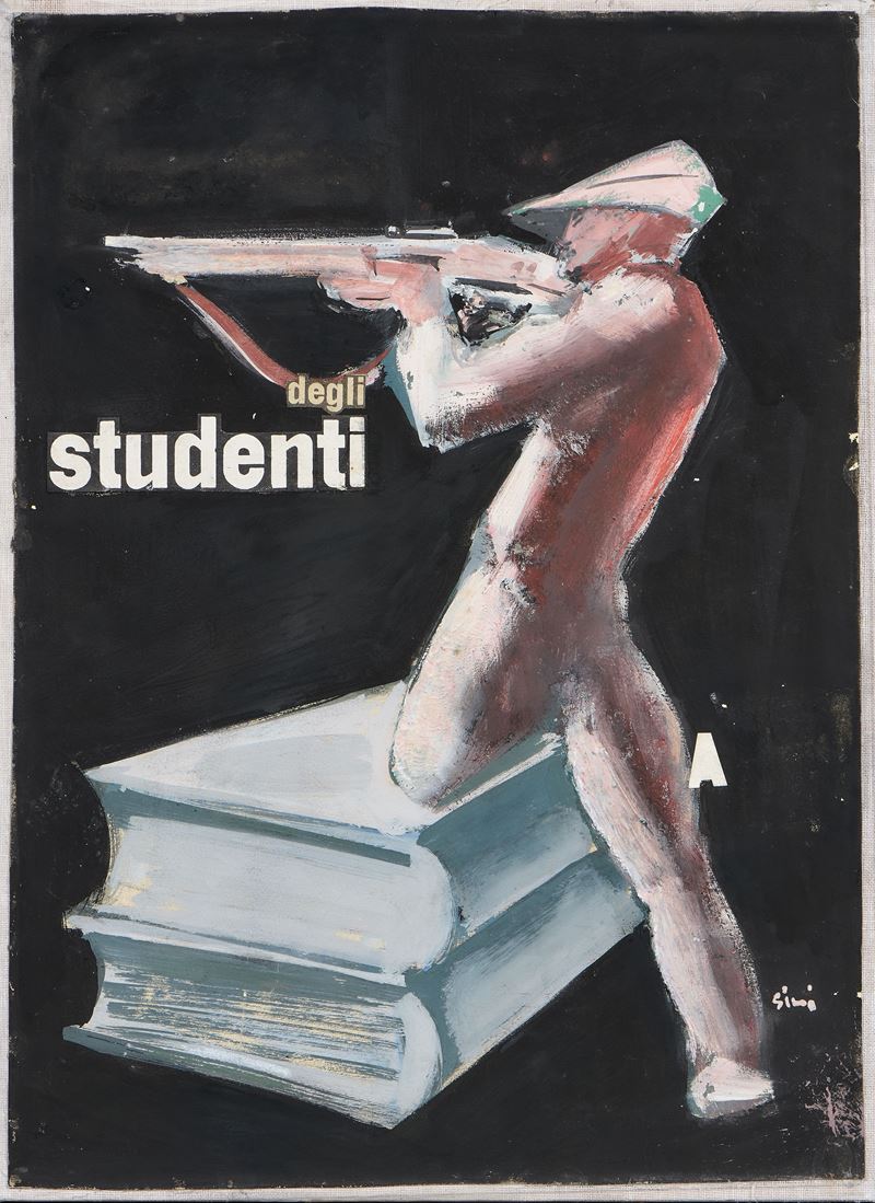 Progetto di copertina per «Anno XII - Rivista fascista degli studenti»