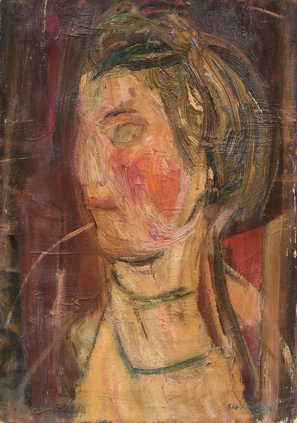 Bruno Cassinari - Ritratto femminile
