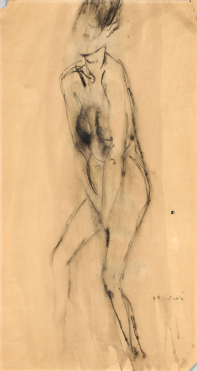 Due disegni a soggetto «Nudo femminile»
