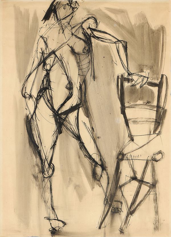Bruno Cassinari - Due disegni a soggetto «Nudo»