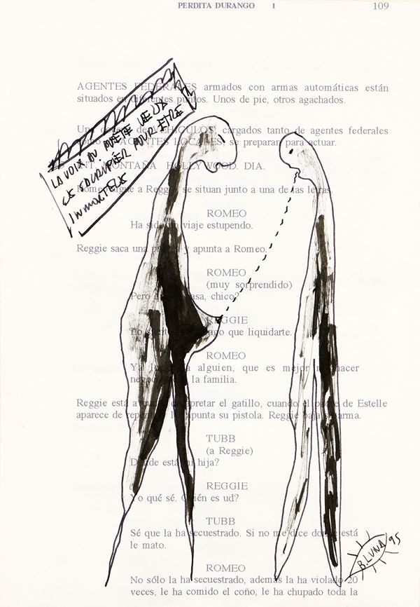 Bigas Luna : Senza titolo  (1995)  - China su carta - Asta Dipinti, Disegni, Sculture e Grafica - Casa d'aste Farsettiarte