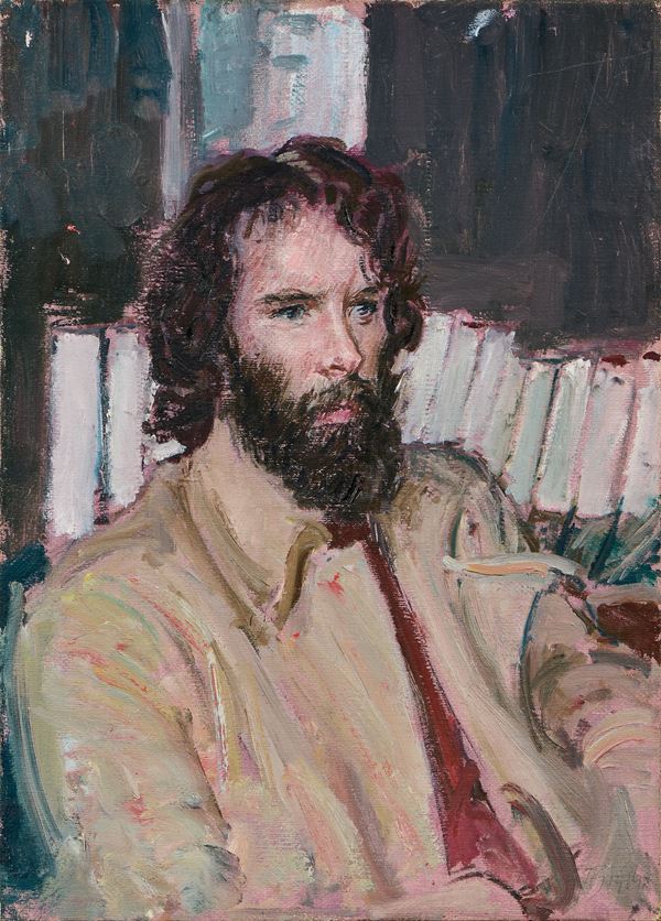 Paulo Ghiglia - Ritratto di uomo con barba