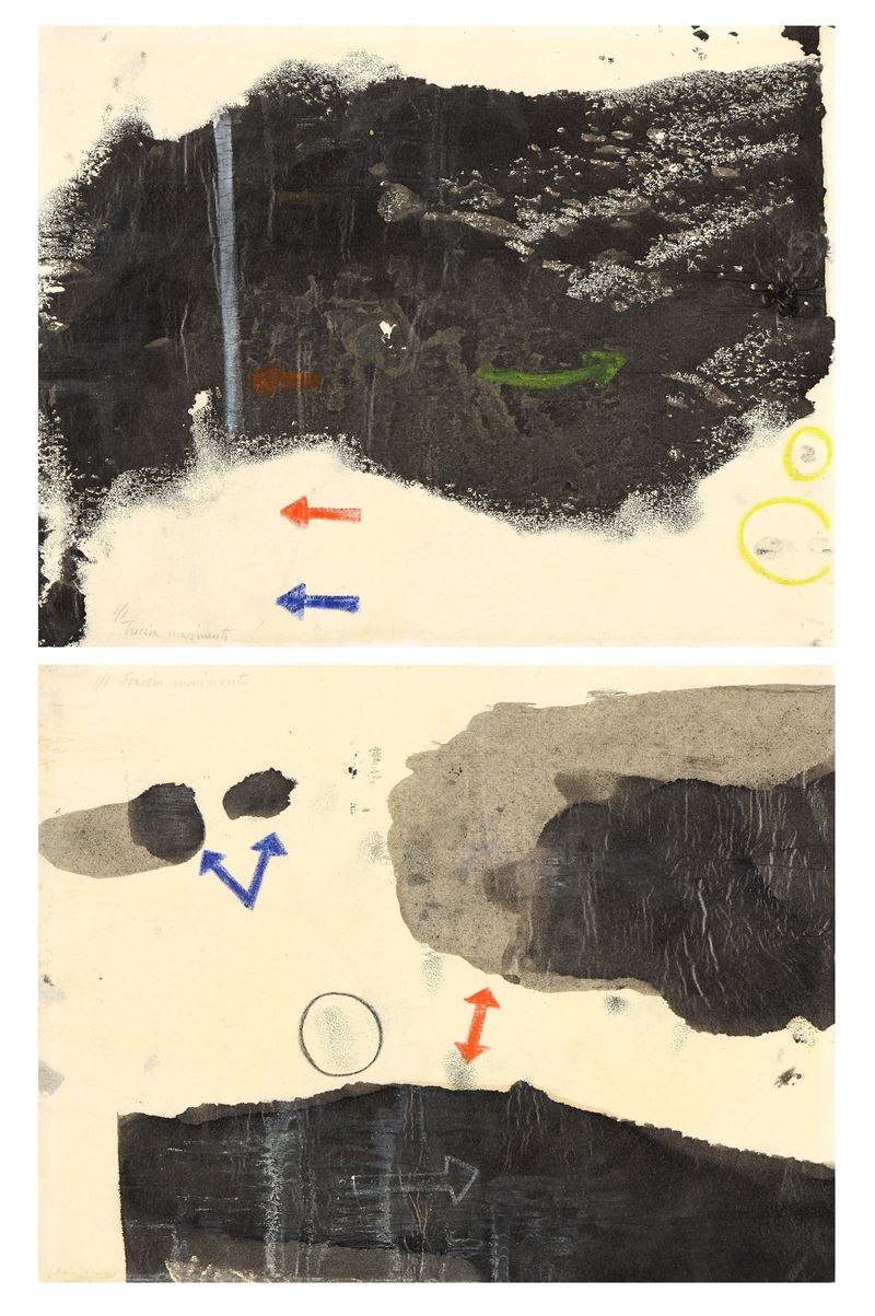 Due disegni «Traccia movimento»