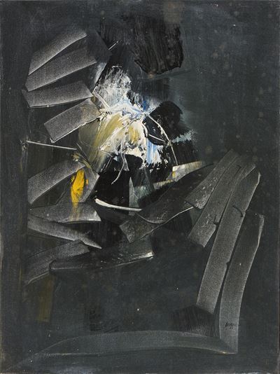 Figura 1, olio su tela