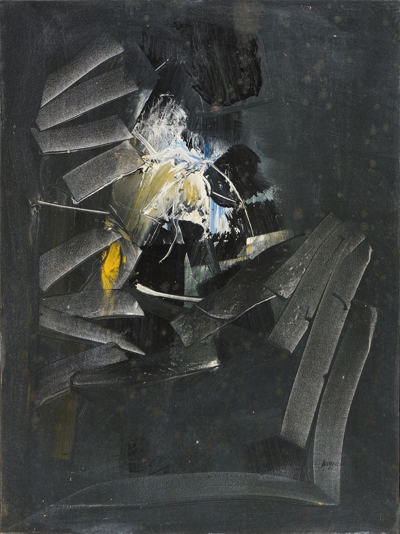 Piero Ruggeri - Figura 1, olio su tela