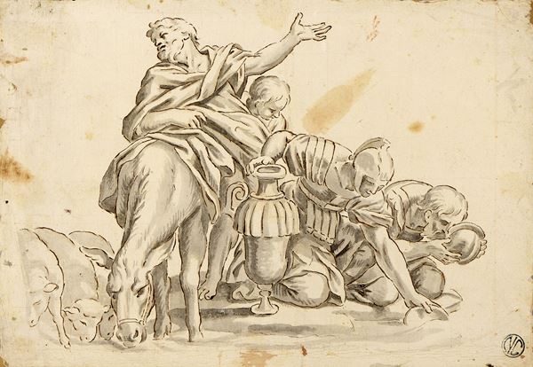Scuola veneta del XVIII secolo - Raccolta dell’acqua