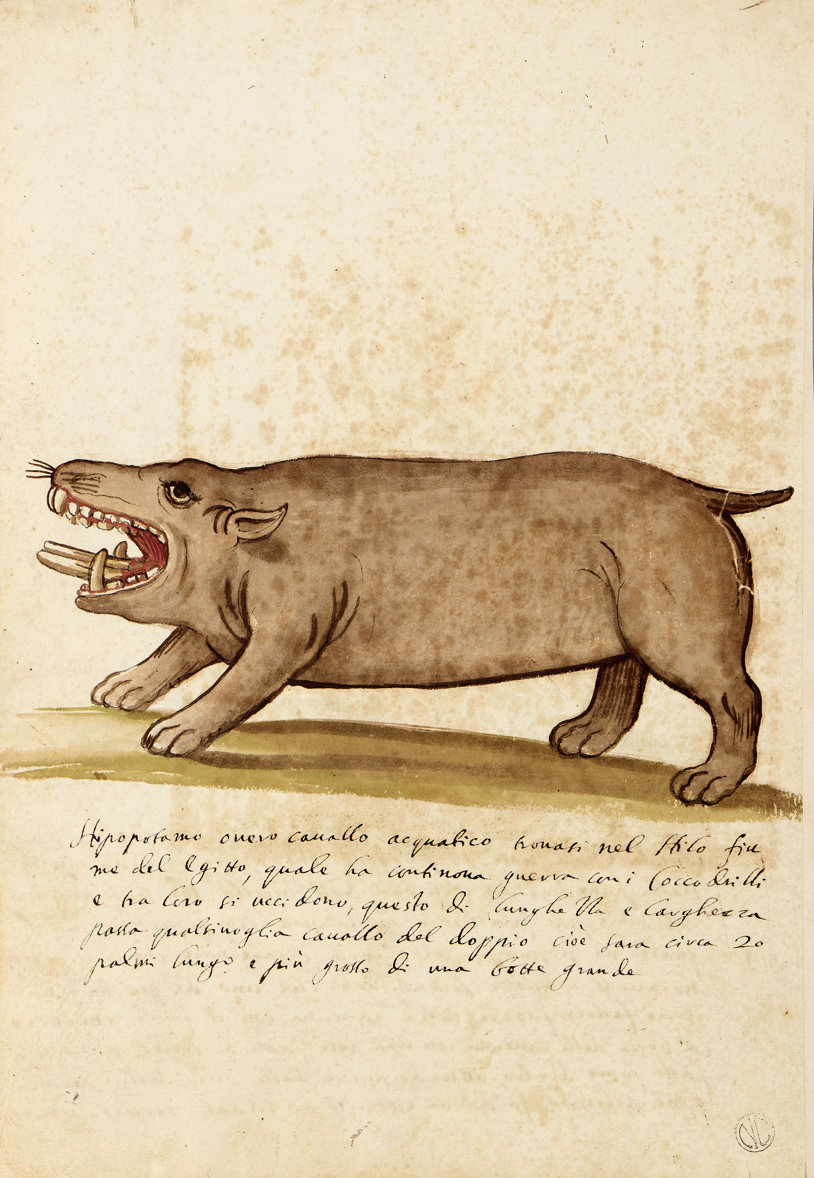 Tre pagine formato in folio