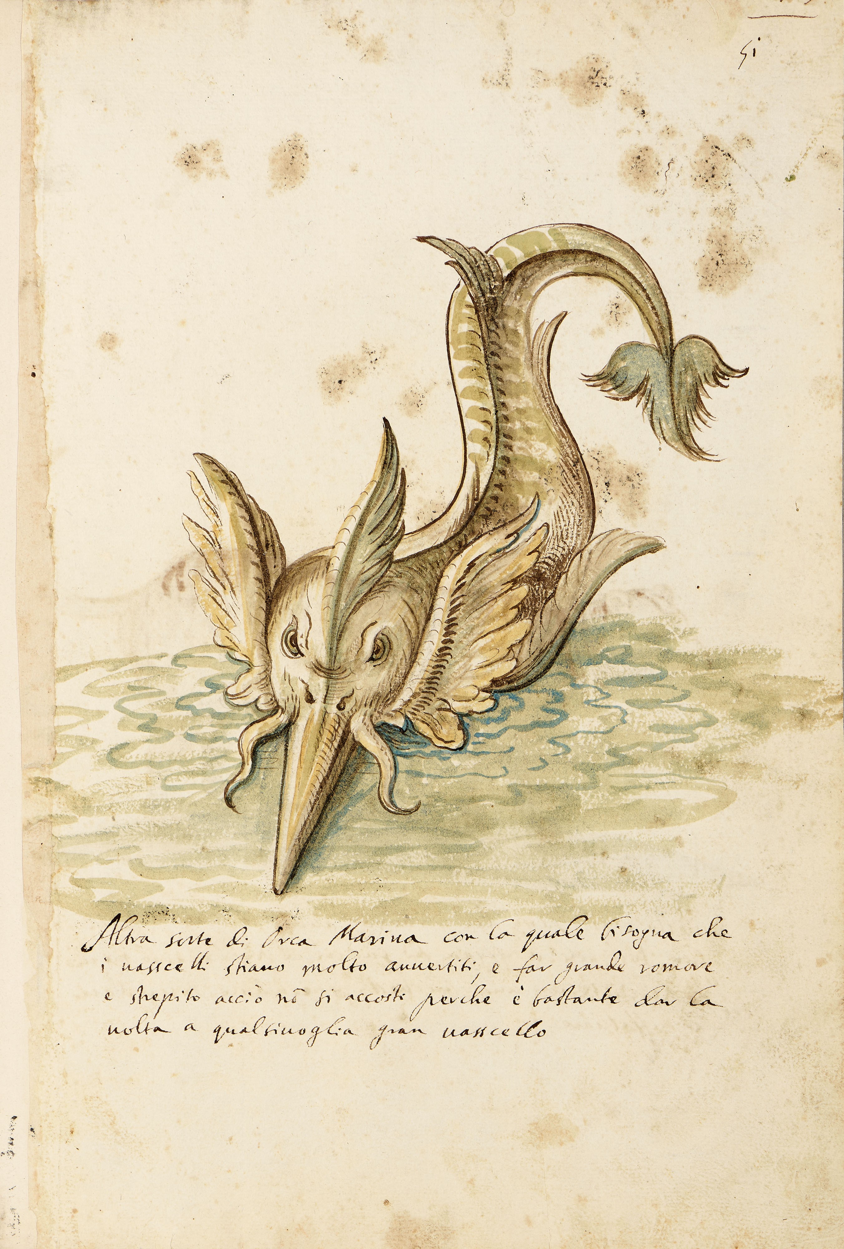 Tre pagine formato in folio