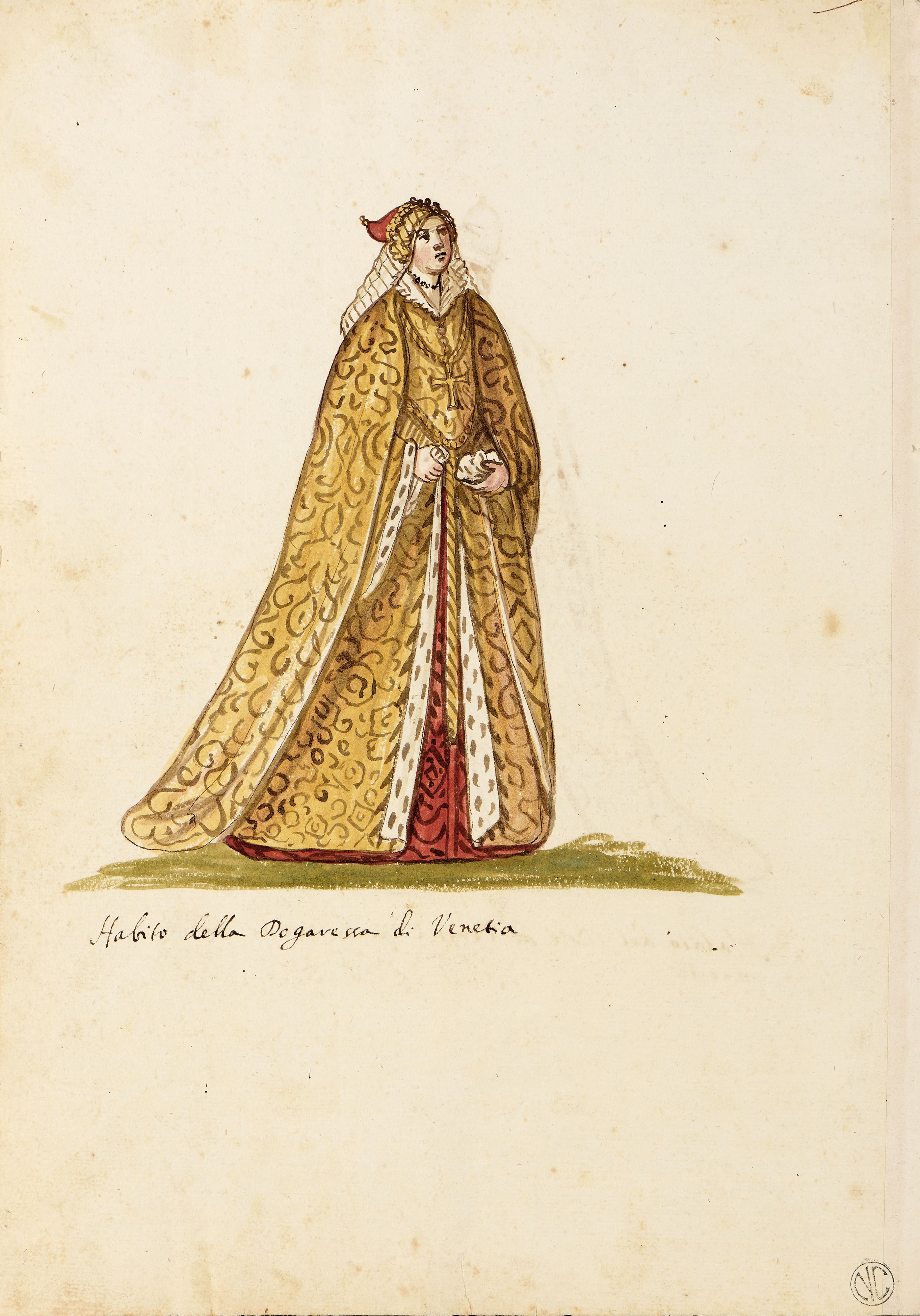 Tre pagine formato in folio