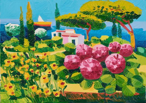 Athos Faccincani : Senza titolo  - Olio su tela - Asta Dipinti, Disegni, Sculture e Grafica - Casa d'aste Farsettiarte