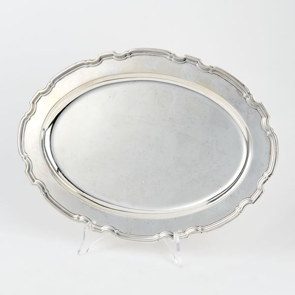 Tiffany vassoio ovale in argento