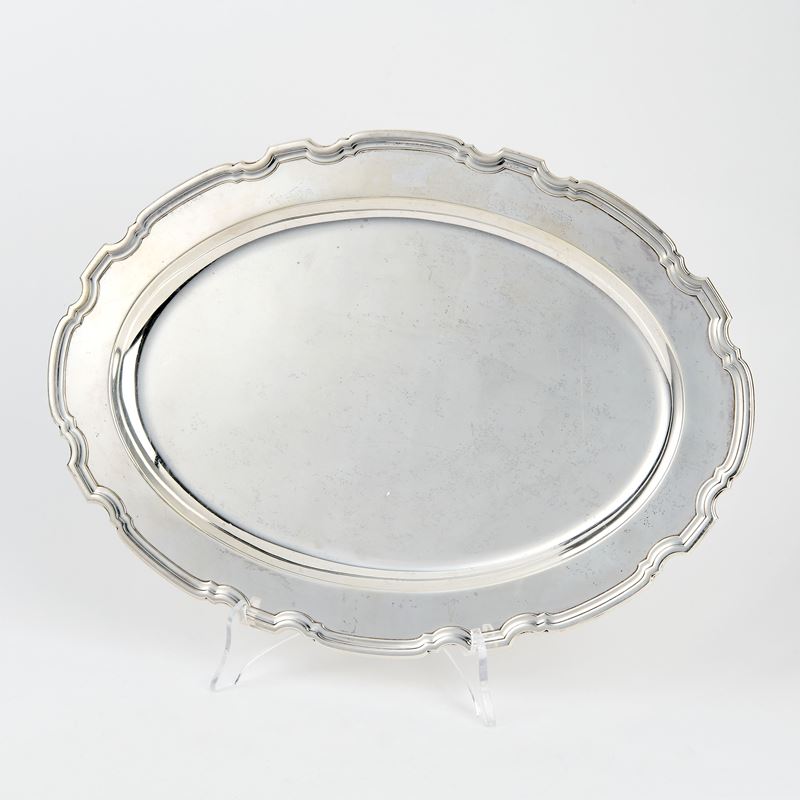 Tiffany vassoio ovale in argento