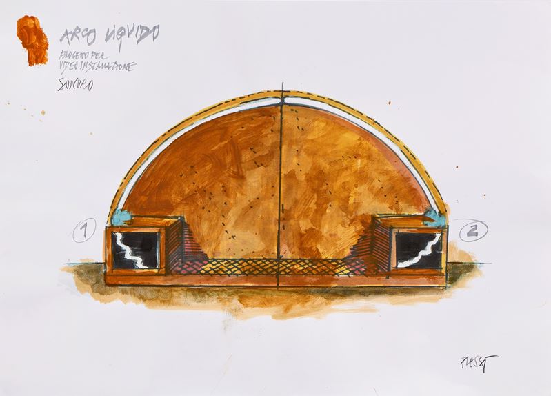 Arco Liquido, progetto per video installazione