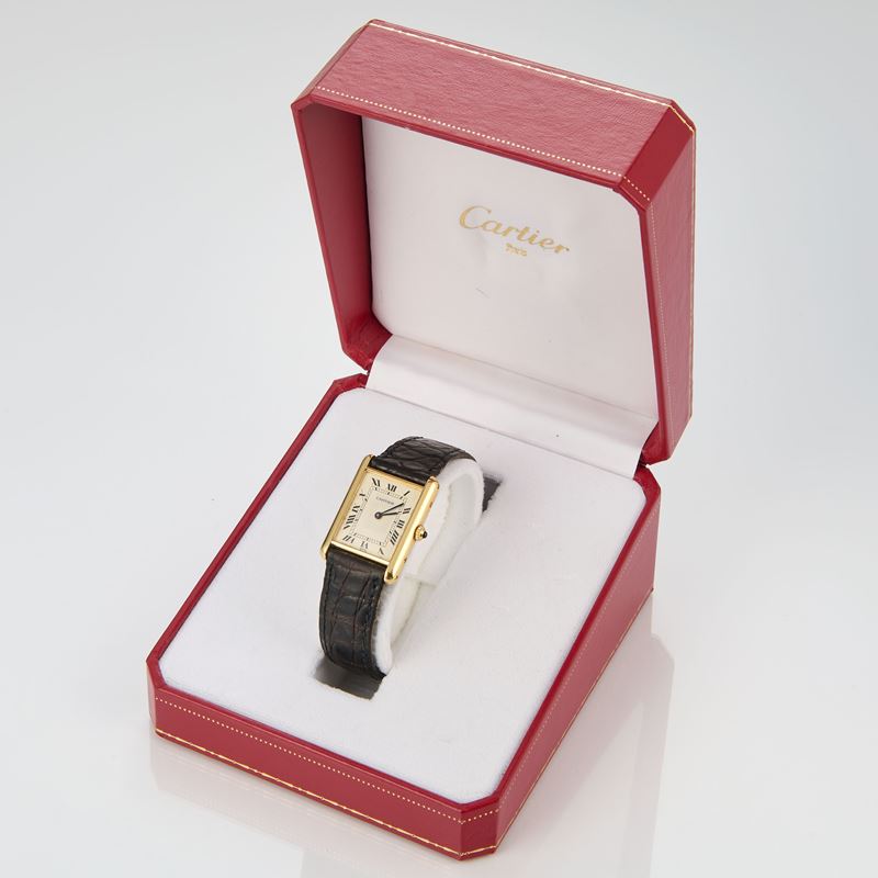 Cartier Tank in oro, ref. C19982, anni Novanta