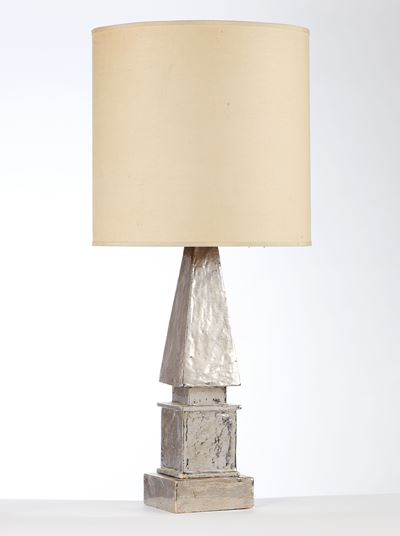 Ulisse Pagliari, Base per lampada in terracotta smaltata