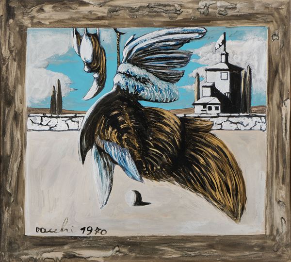 Sergio Vacchi - Paesaggio metafisico