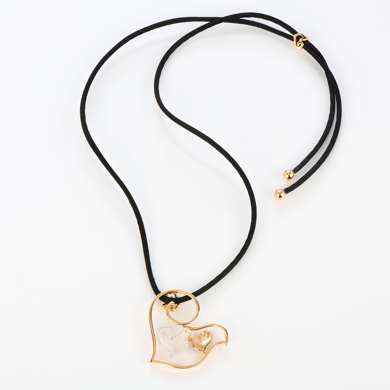 Chantecler, serie D'Amour et Folies, pendente oro rosa e diamanti
