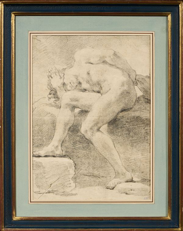 Ubaldo Gandolfi (attr. a) - Nudo virile