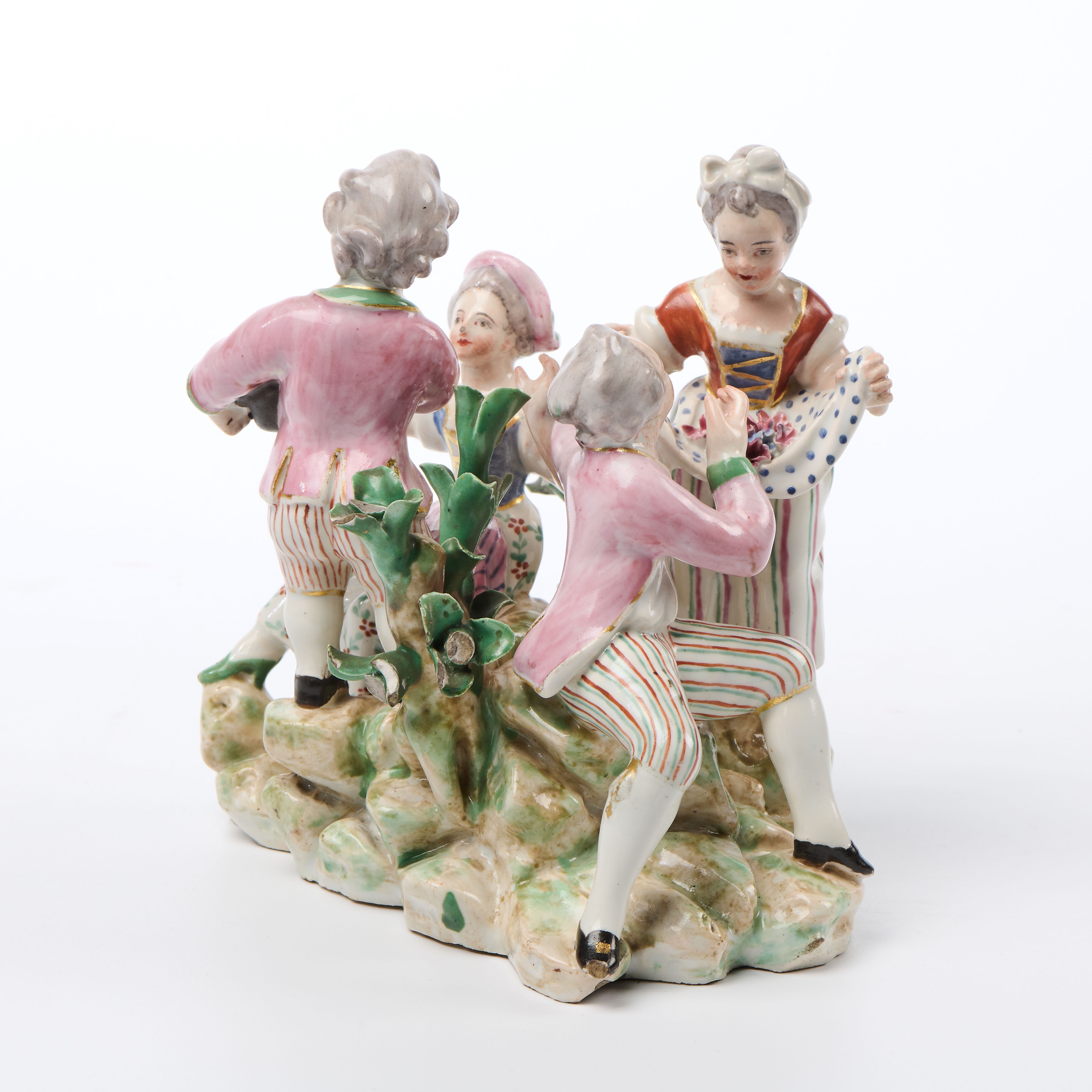 Scena galante con due coppie di giovinetti