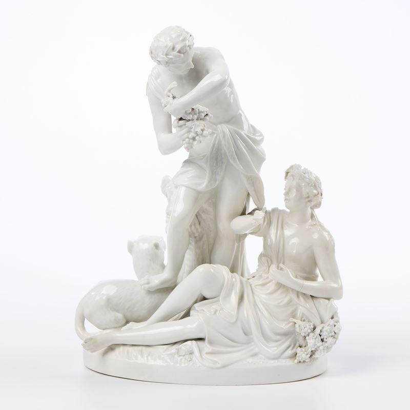 Bacco e Arianna con due cani