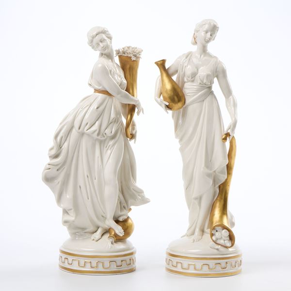 Due fanciulle con cornucopia (Allegoria dell'Abbondanza)