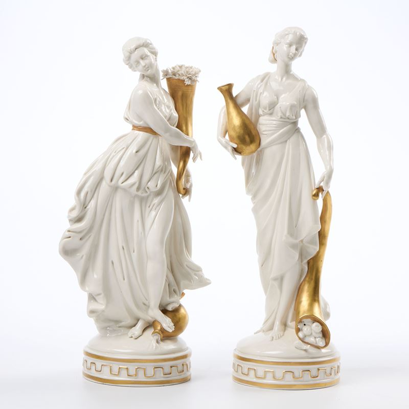 Due fanciulle con cornucopia (Allegoria dell'Abbondanza)