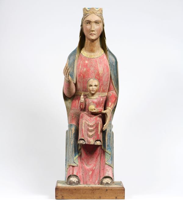Ignoto scultore del XIX secolo - Madonna col Bambino