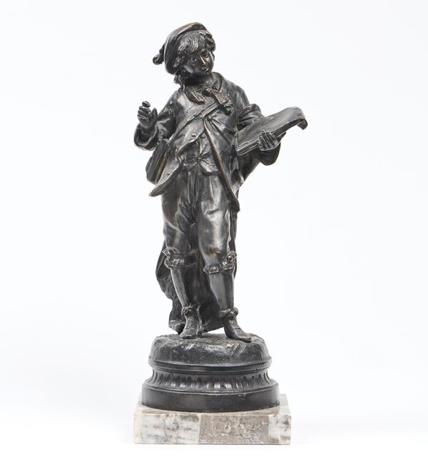 Ignoto scultore francese del XIX secolo - Fanciullo