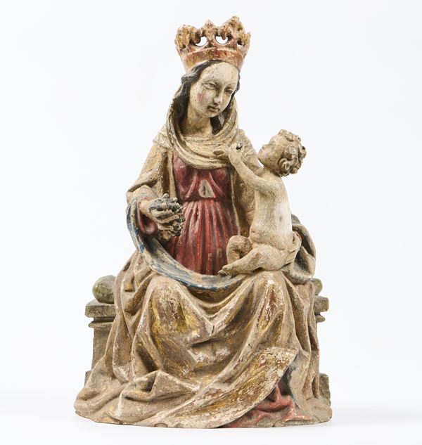 Ignoto scultore del XIX secolo - Madonna col Bambino