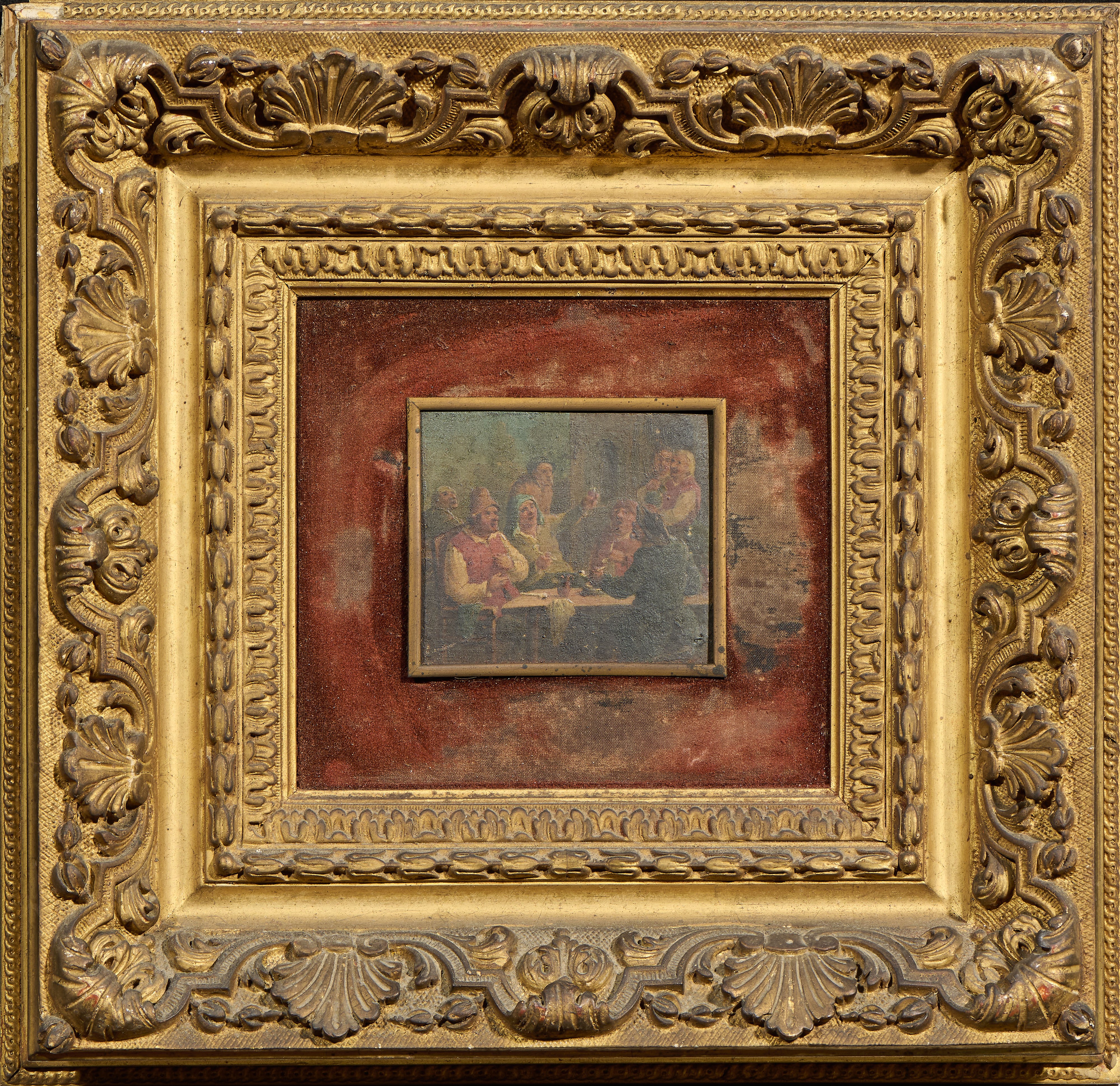 Due opere raffiguranti «Scena di genere»