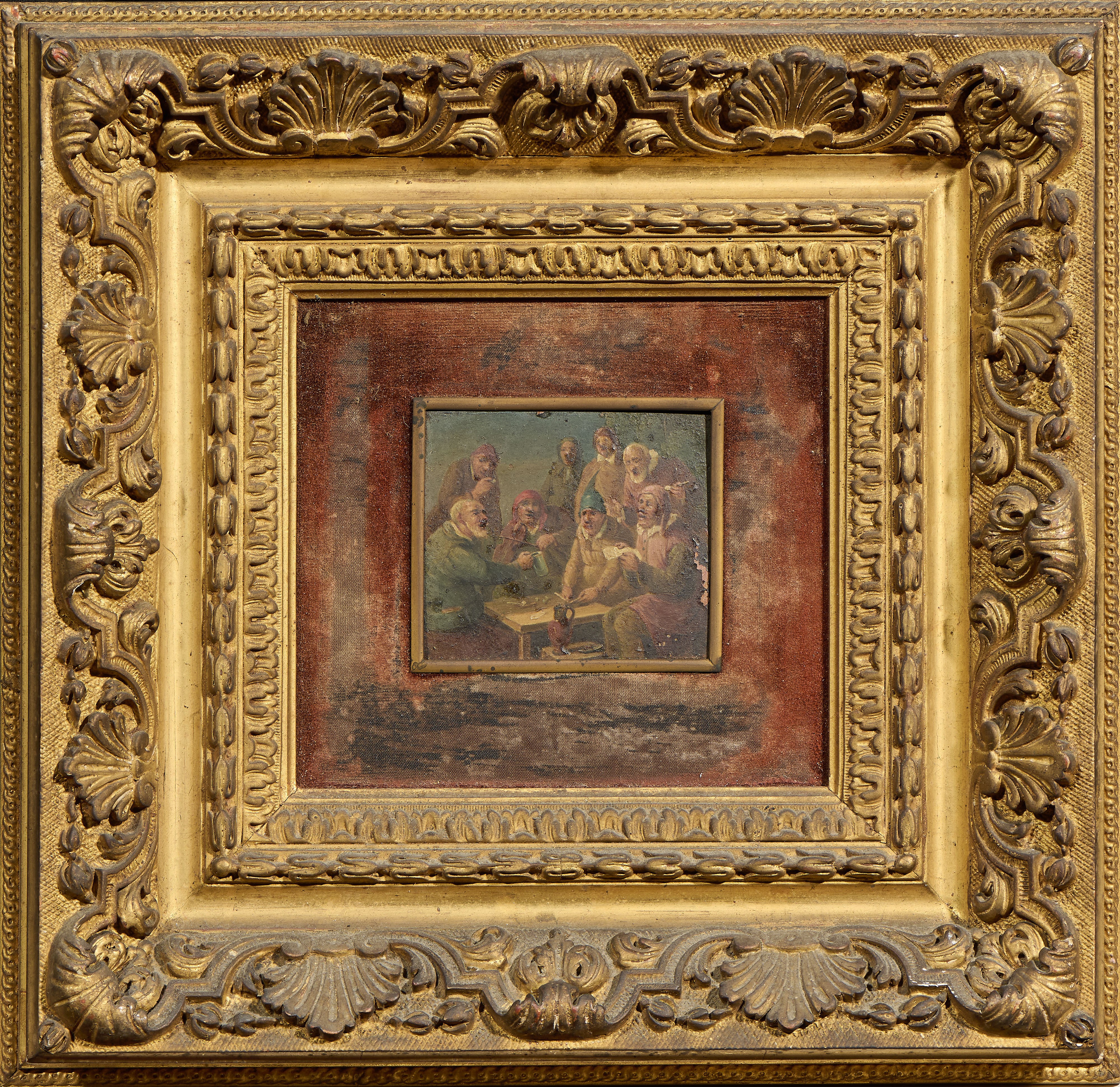 Due opere raffiguranti «Scena di genere»